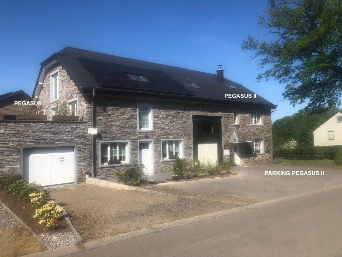 Pegasus I - 2 Chambres De Luxe, Cuisine, Salon, 2 Terrasses Et Sauna Vielsalm Exterior photo